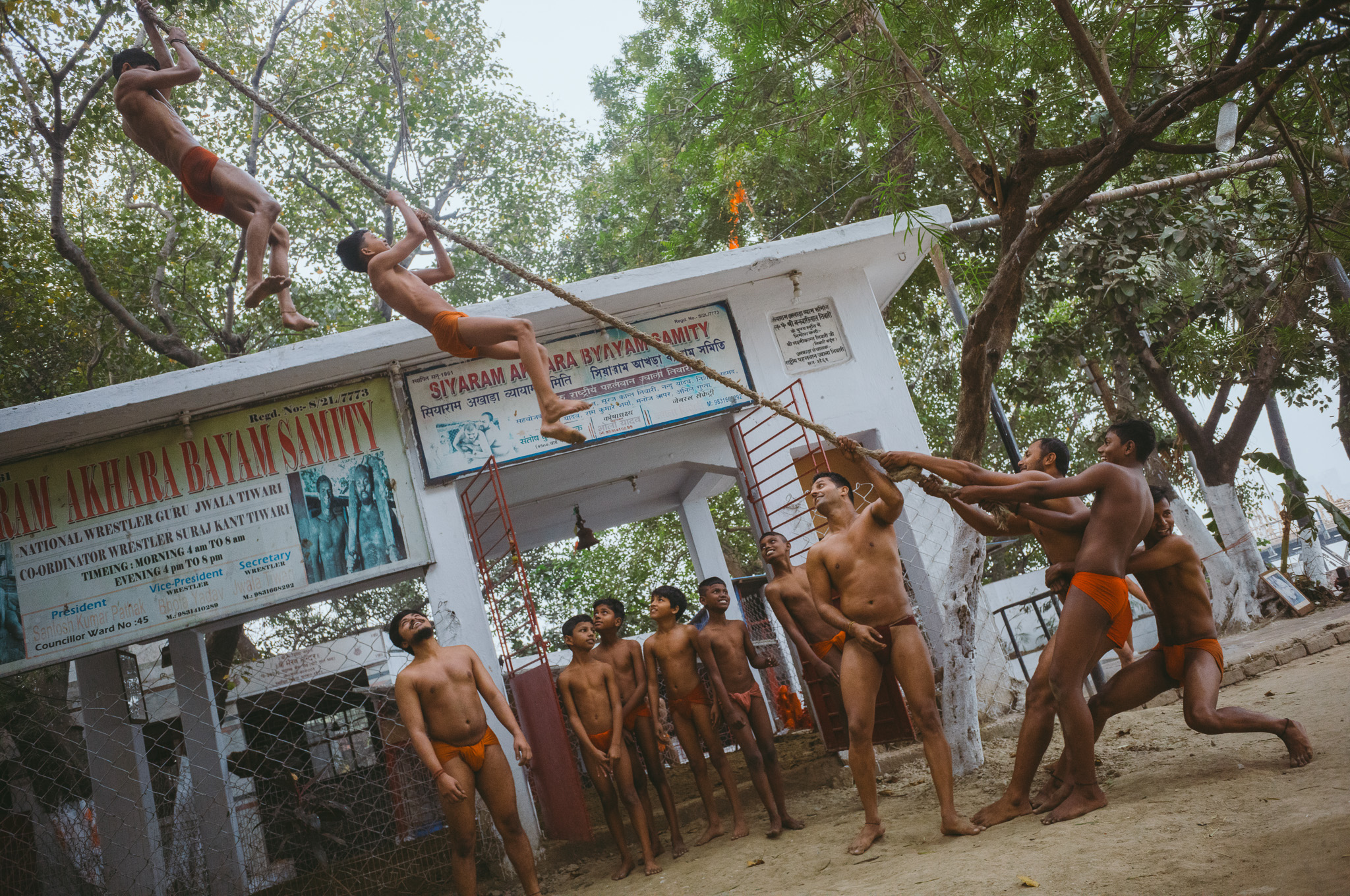 Wrestlers in Kolkata